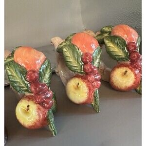 Vintage Noritake Royal Hunt Porcelain Napkin Rings - Set of 3 Discontinued